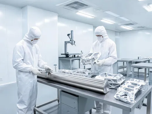 Aerospace titanium and aluminum components