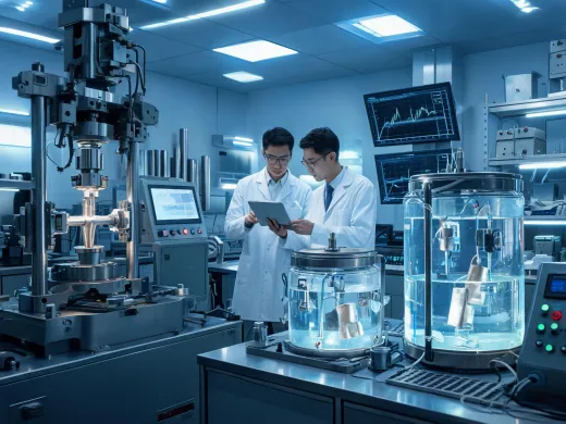 Titanium materials testing